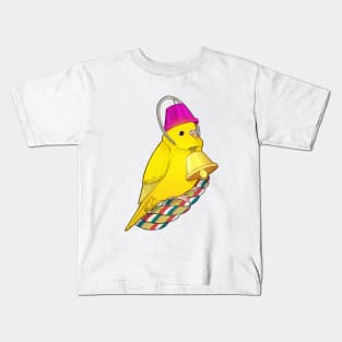 Yellow Budgie Kids T-Shirt